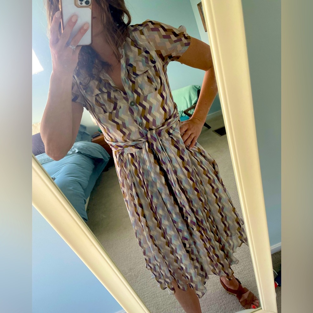 DVF Striped Dress